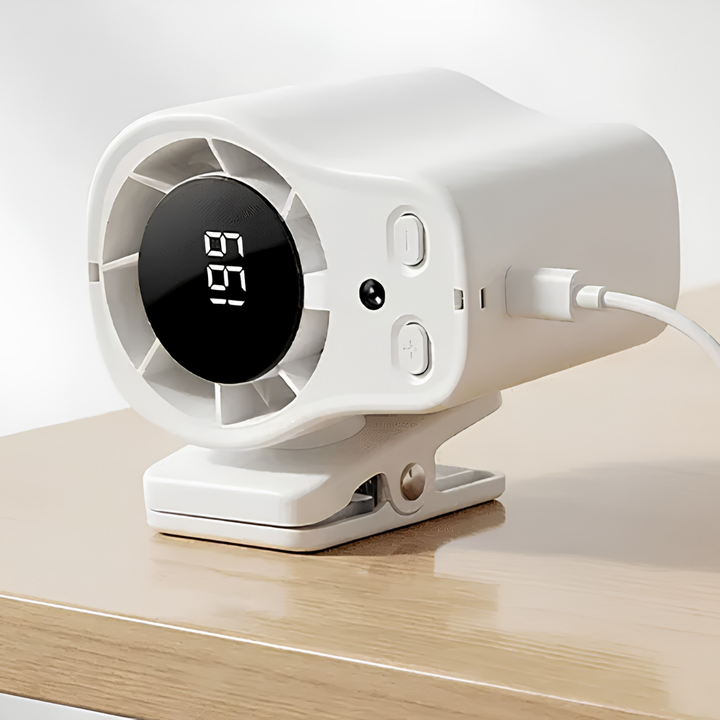 Ventilatore portatile rinfrescante da scrivania con clip regolabile e ventilazione fresca