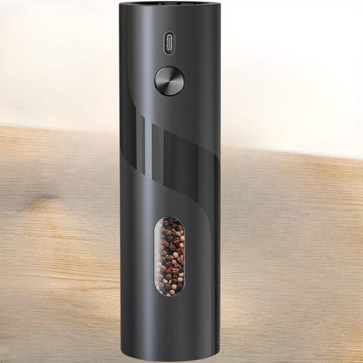 Electric Salt Pepper Grinder Stainless Steel Spice Mill Set