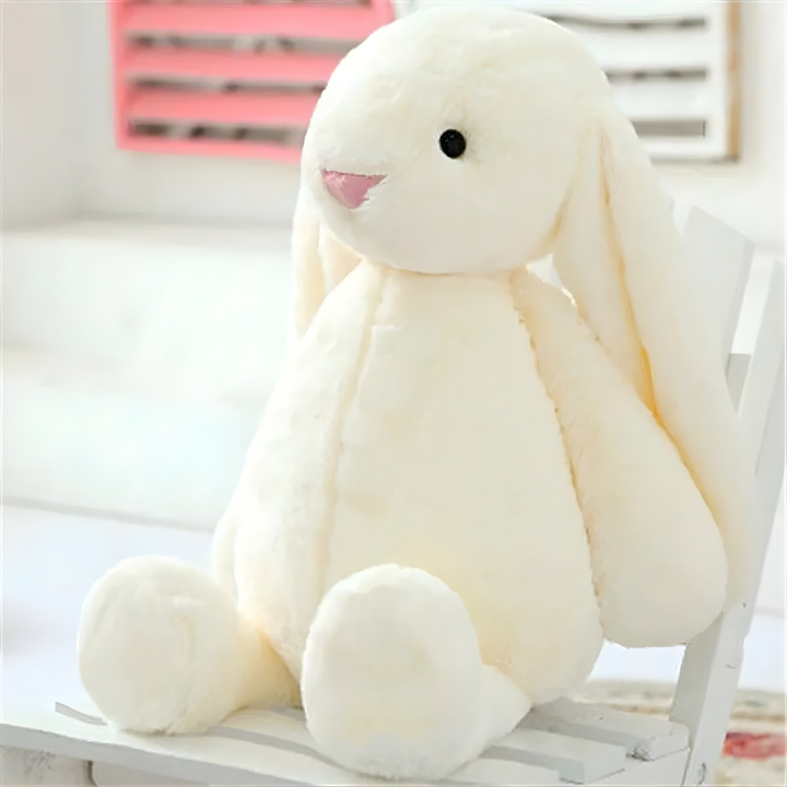 Plyšový zajíček Bunnycat měkká dlouho ušní králíková panenka plyšová hračka dárek