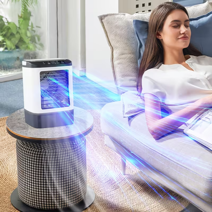 Přenosná klimatizace Mini odpařovací chladič USB ventilátor na vodu