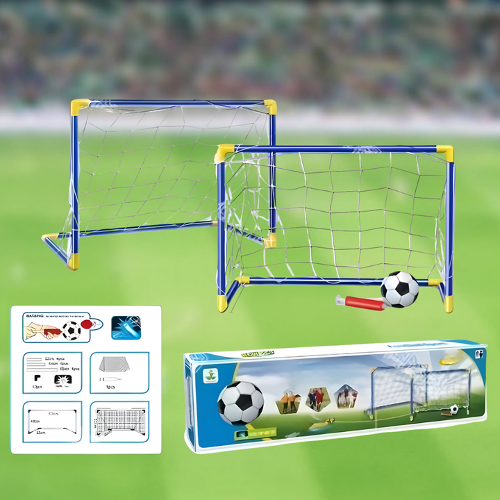 Rete da calcio per bambini Coppa del Mondo in plastica set portatile per allenamento