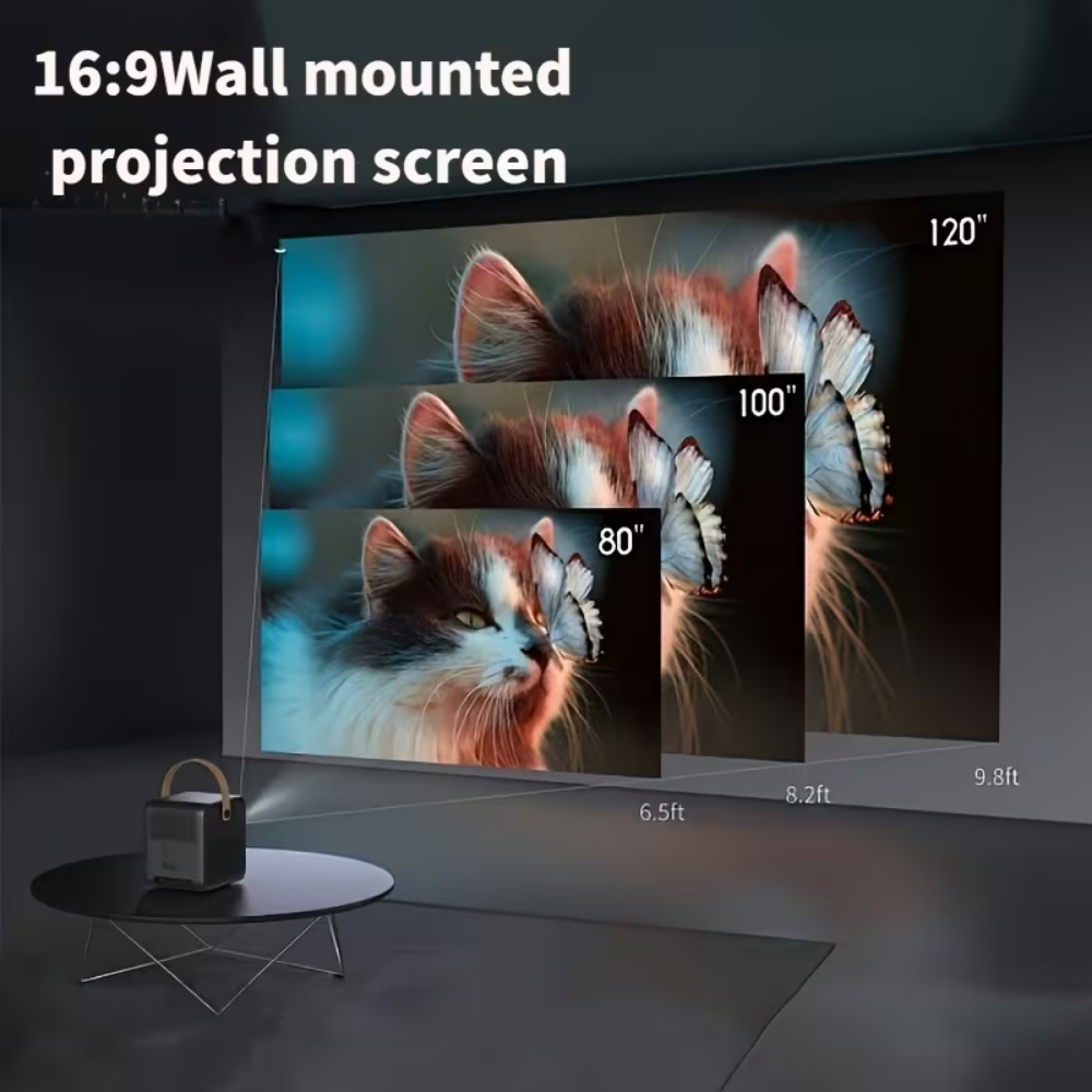Projektorleinwand Weltmeisterschaft 120 Zoll HD Wandmontage Heimkino
