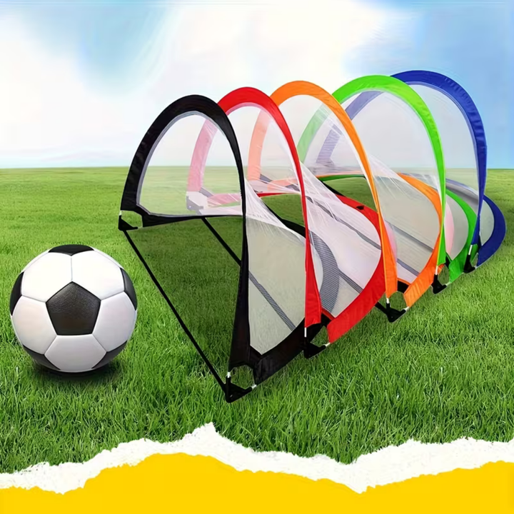 Soccer Goal World Cup Portable Pop Up Training Net Foldable