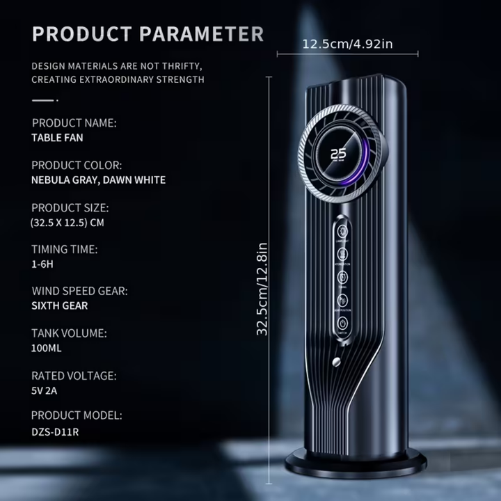 Condizionatore d'aria portatile Ventilatore a torre USB Silenzioso per raffreddamento da scrivania