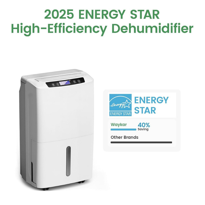 Dehumidifier High Capacity Portable Quiet Air Dryer Home Humidity Control
