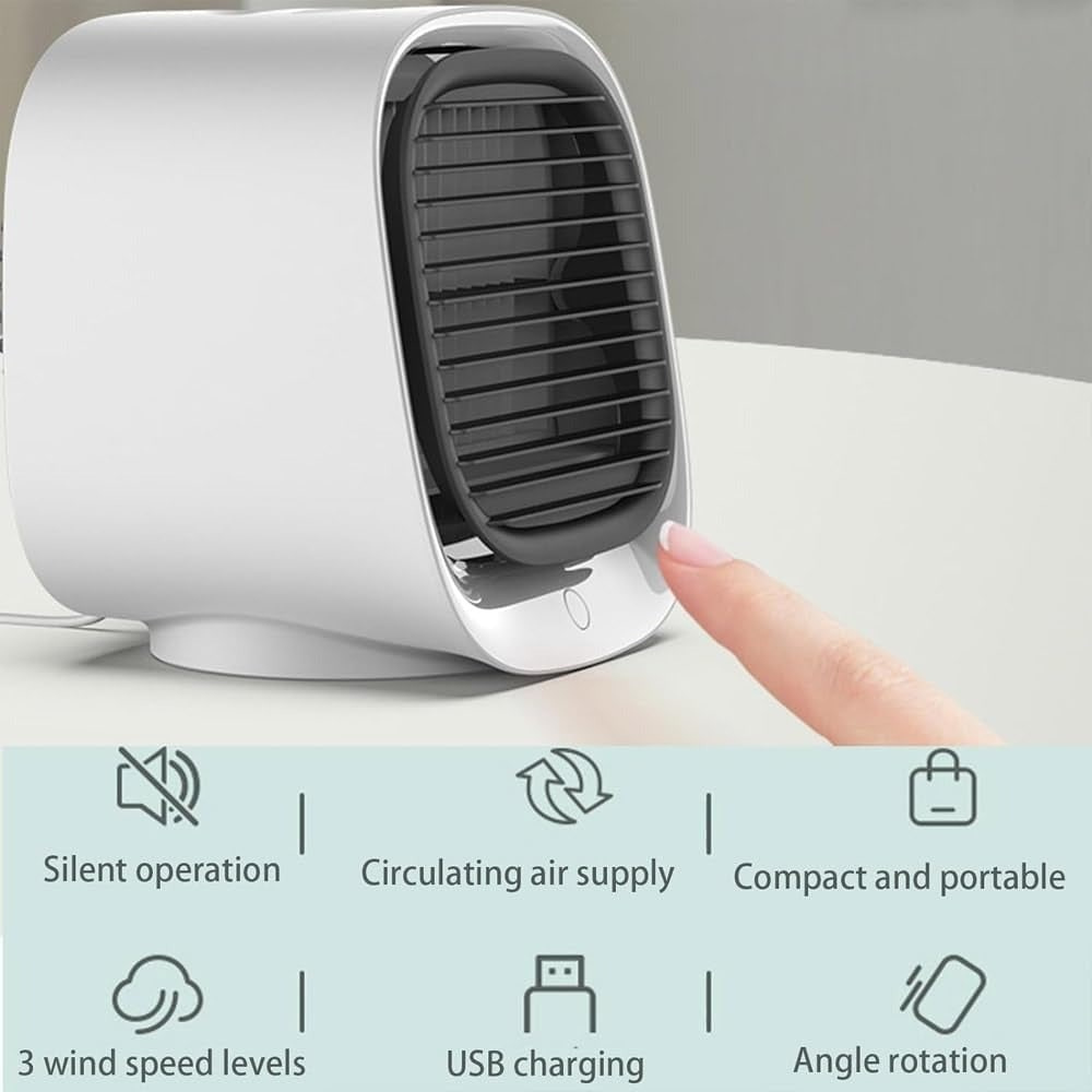 Tragbare Klimaanlage mit Ventilator und Fernbedienung