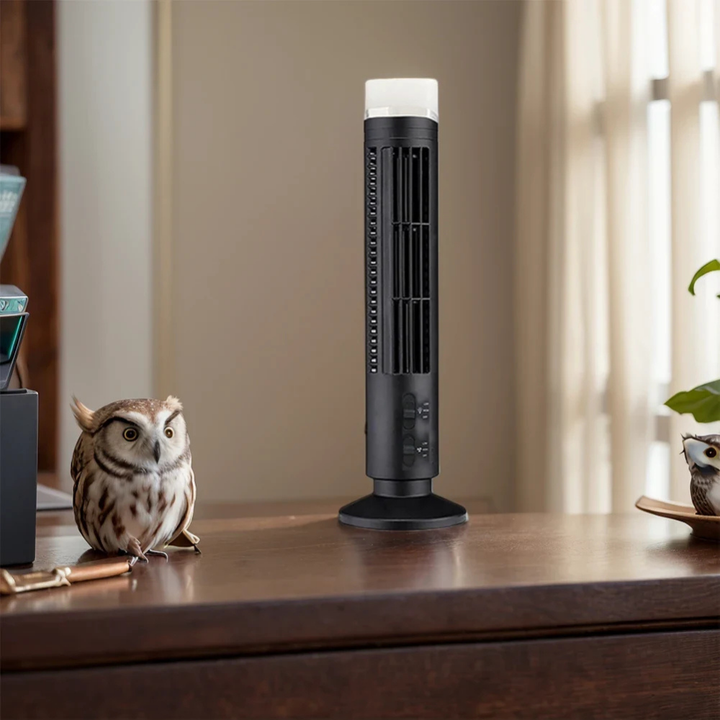 Kühlender tragbarer Turmventilator bladeless für den Schreibtisch