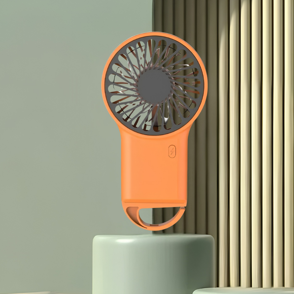 Kühlender tragbarer Handventilator, wiederaufladbar, mini, faltbar