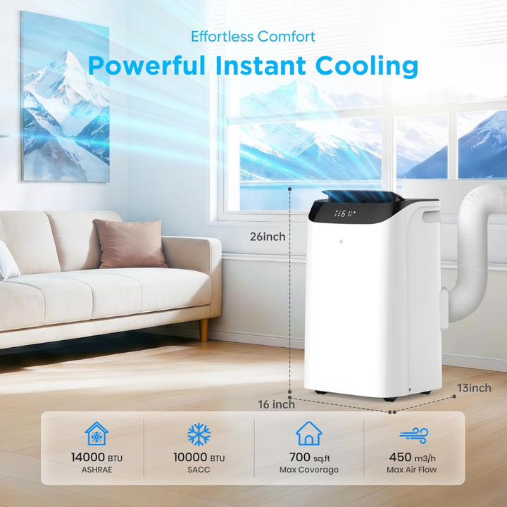 Portable Air Conditioner Floor Unit Smart Cooling Dehumidifier