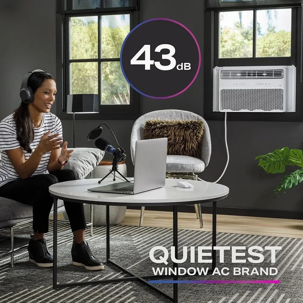 Window AC Unit Air Conditioner Remote Control Smart Quiet