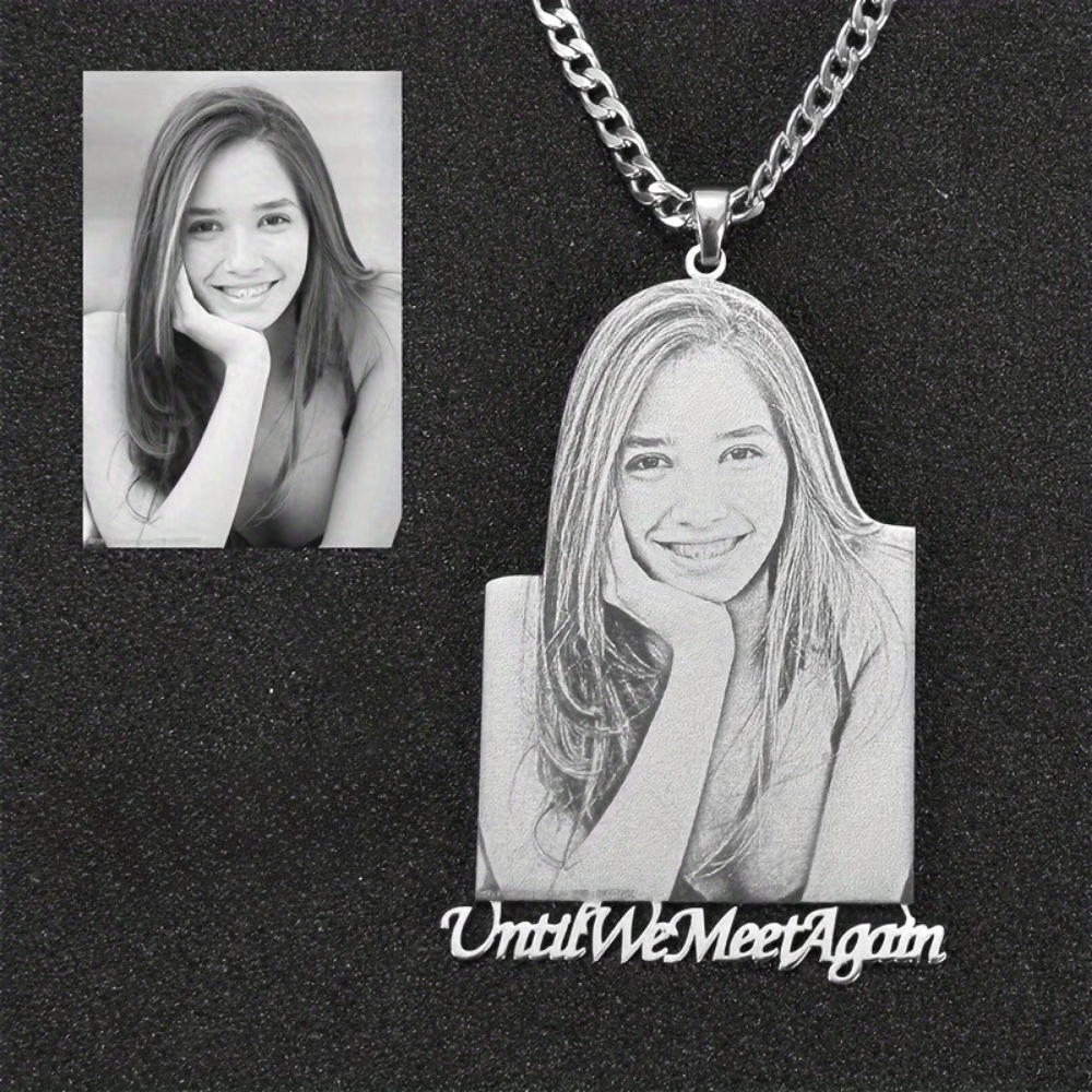 Photo Necklace Personalized Pendant Mothers Day Gift