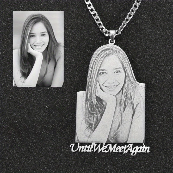 Photo Necklace Personalized Pendant Mothers Day Gift