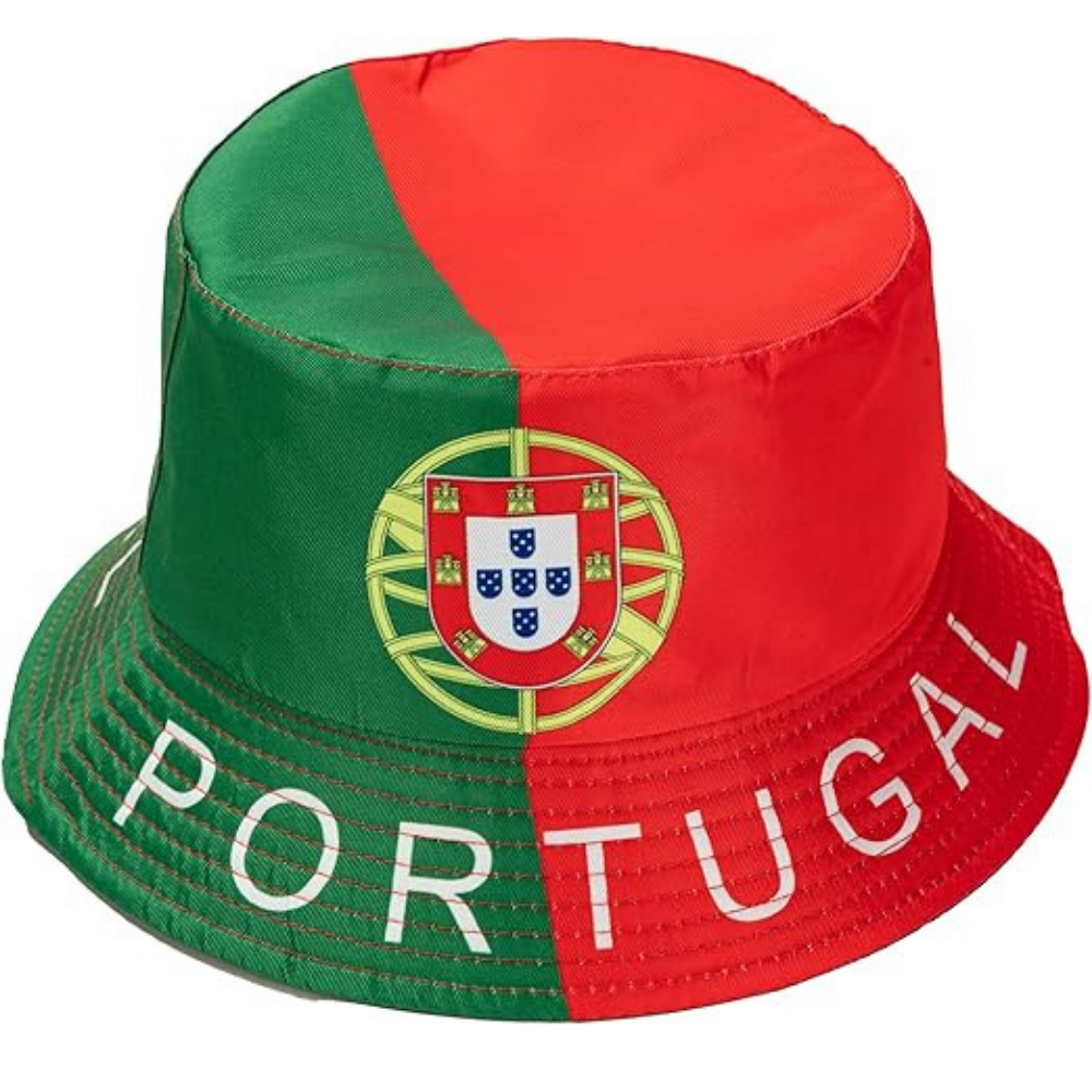 Bucket Hat World Cup Flag Print Reversible Outdoor Sun Cap