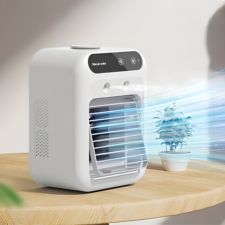 Portable Air Conditioner Mini Desktop Cooling Fan USB Rechargeable