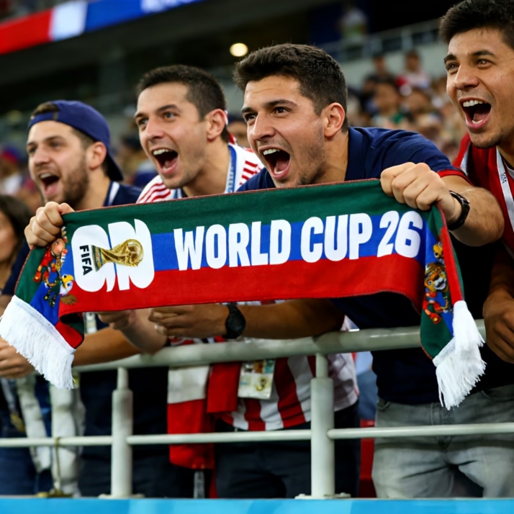 Soccer Scarf World Cup USA Flag Fan Woven Supporter