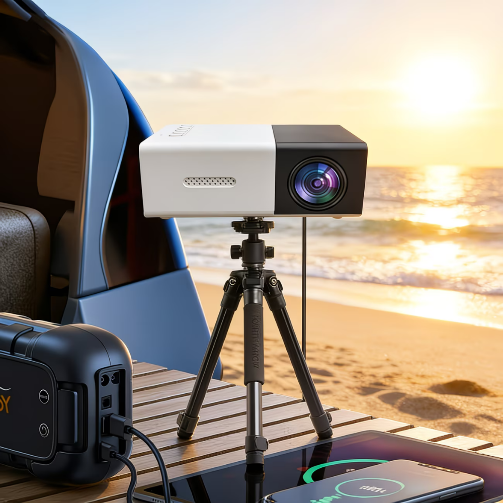 Mini proiettore portatile per Coppa del Mondo LED USB Home Theater 1080P