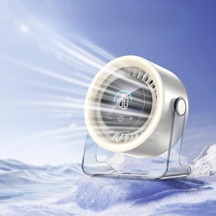 Desk Fan Portable Cooling Fan Quiet Oscillating Air Circulator
