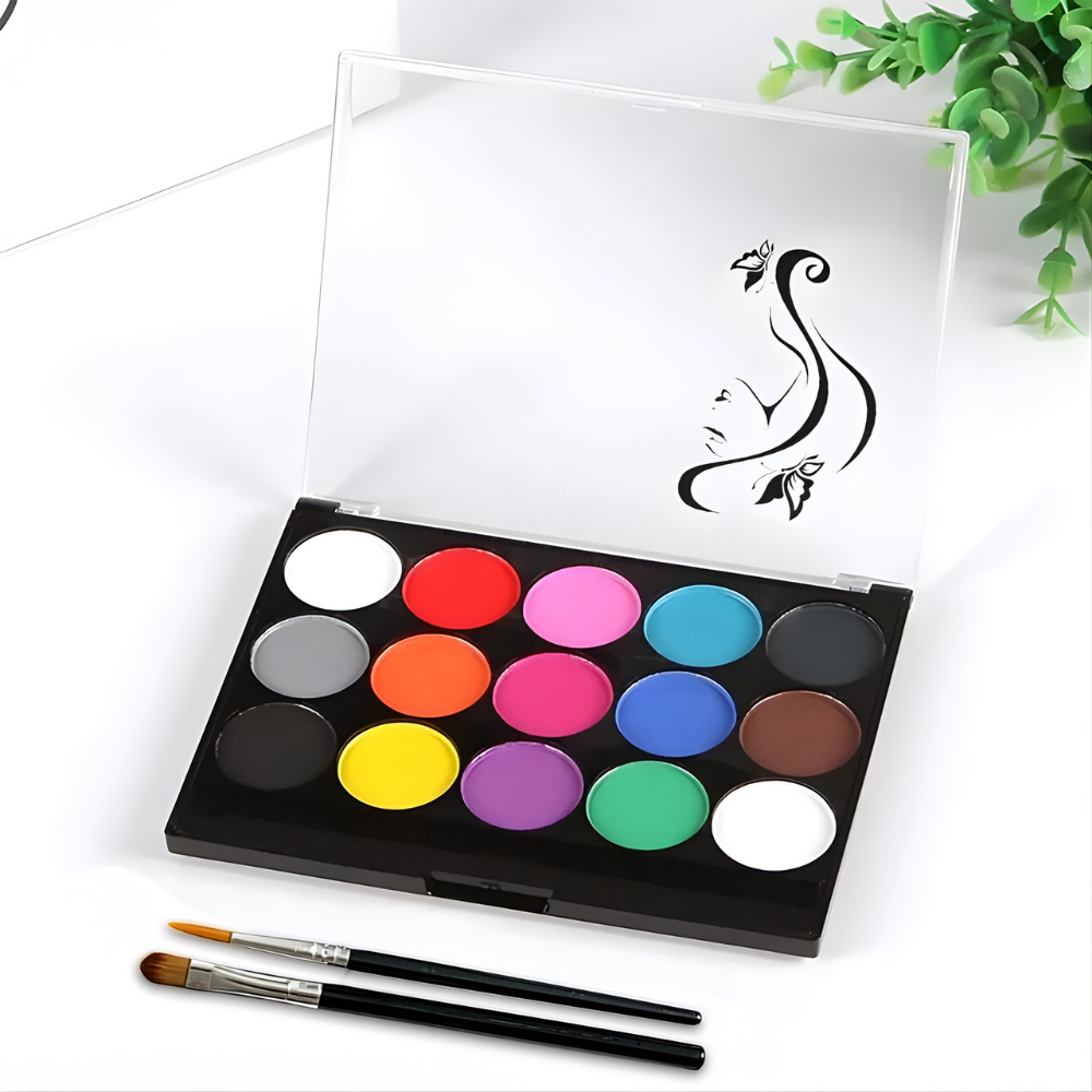 Face Paint Kit Body Paint World Cup Washable Non Toxic Palette