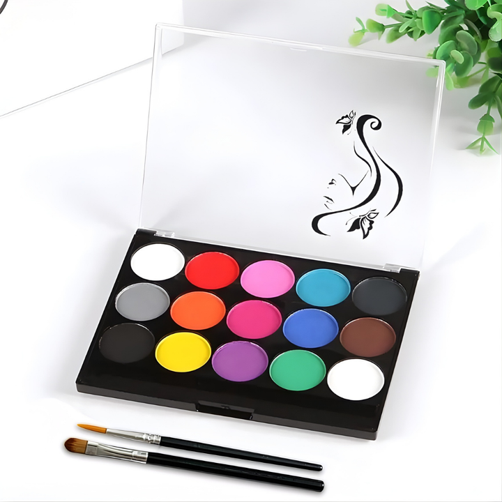 Face Paint Kit Body Paint World Cup Washable Non Toxic Palette