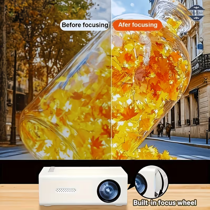 Mini proiettore portatile World Cup 720P Home Theater USB Video