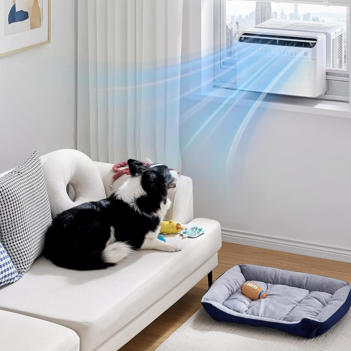 Unità di condizionamento finestra con inverter intelligente, sistema di raffreddamento silenzioso e a risparmio energetico
