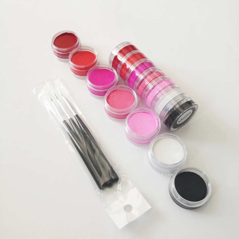 Body Paint Face Paint Set Rainbow Colors Washable Makeup World Cup