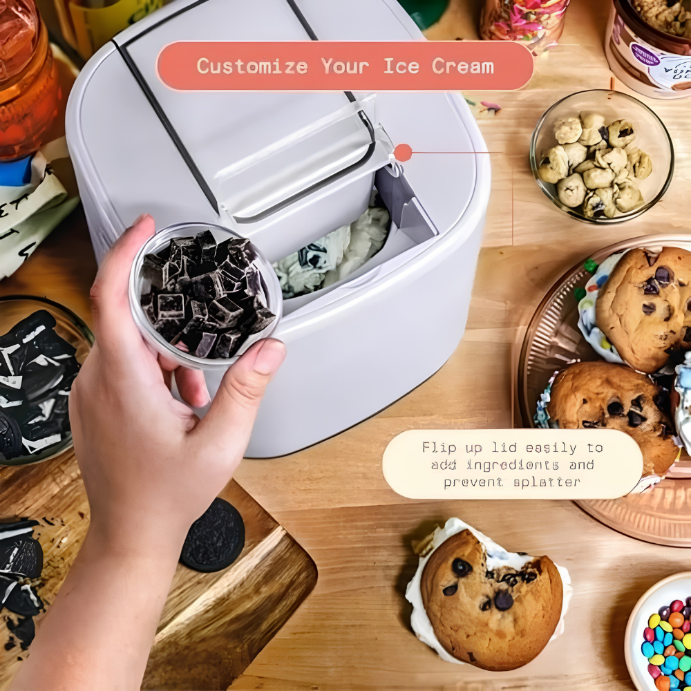 Cooling Electric Ice Cream Maker Frozen Yogurt Machine
