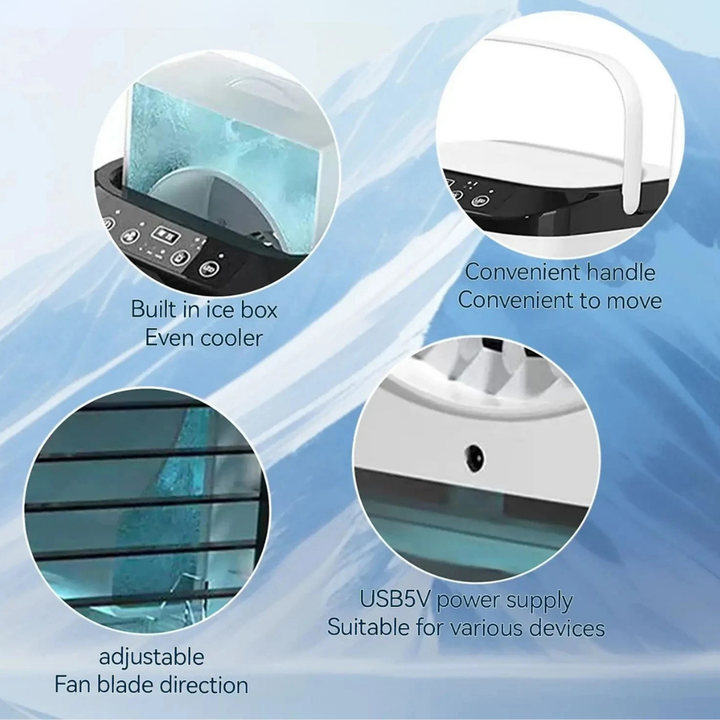 Portable Air Conditioner Humidifier Efficient Mini