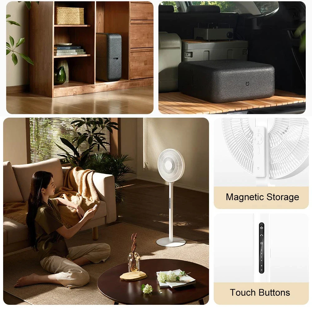 Pedestal Fan Cooling Pedestal Floor Fan Oscillating Quiet