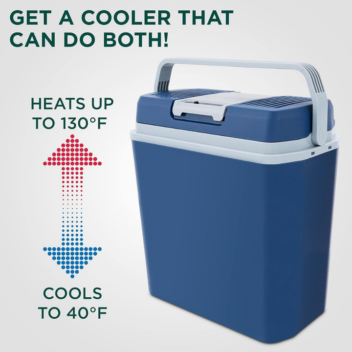 Mini frigorifero portatile refrigeratore e scaldavivande elettrico da viaggio