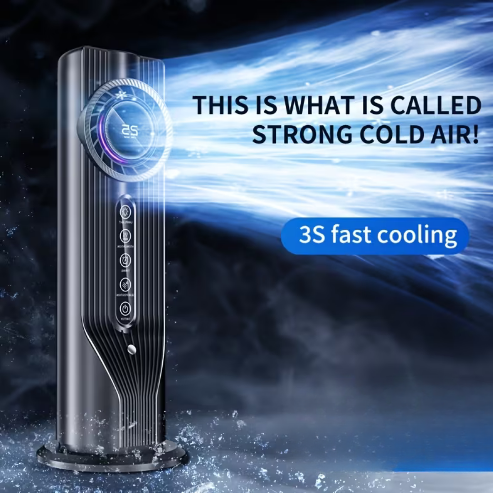 Condizionatore d'aria portatile Ventilatore a torre USB Silenzioso per raffreddamento da scrivania