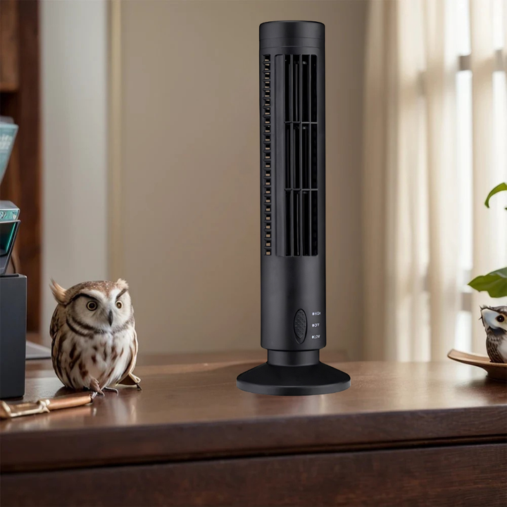 Kühlender tragbarer Turmventilator bladeless für den Schreibtisch