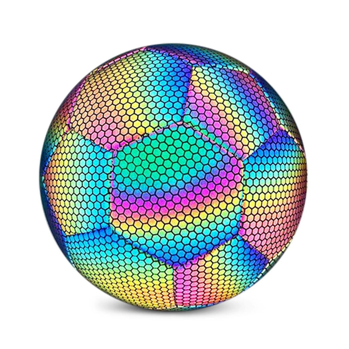 World Cup Reflective Soccer Ball Durable Outdoor Design Colorful