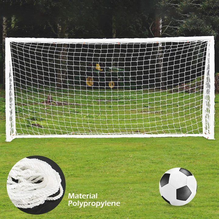 World Cup Soccer Goal Net Full Size Football Netting Outdoor Play