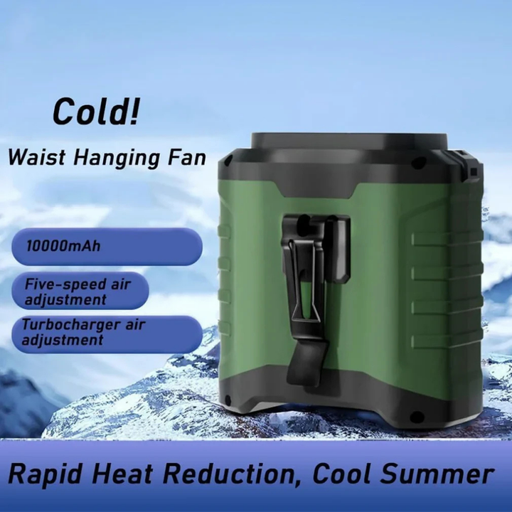 Přenosný ventilátor s klipem, větrák na zavěšení na krk