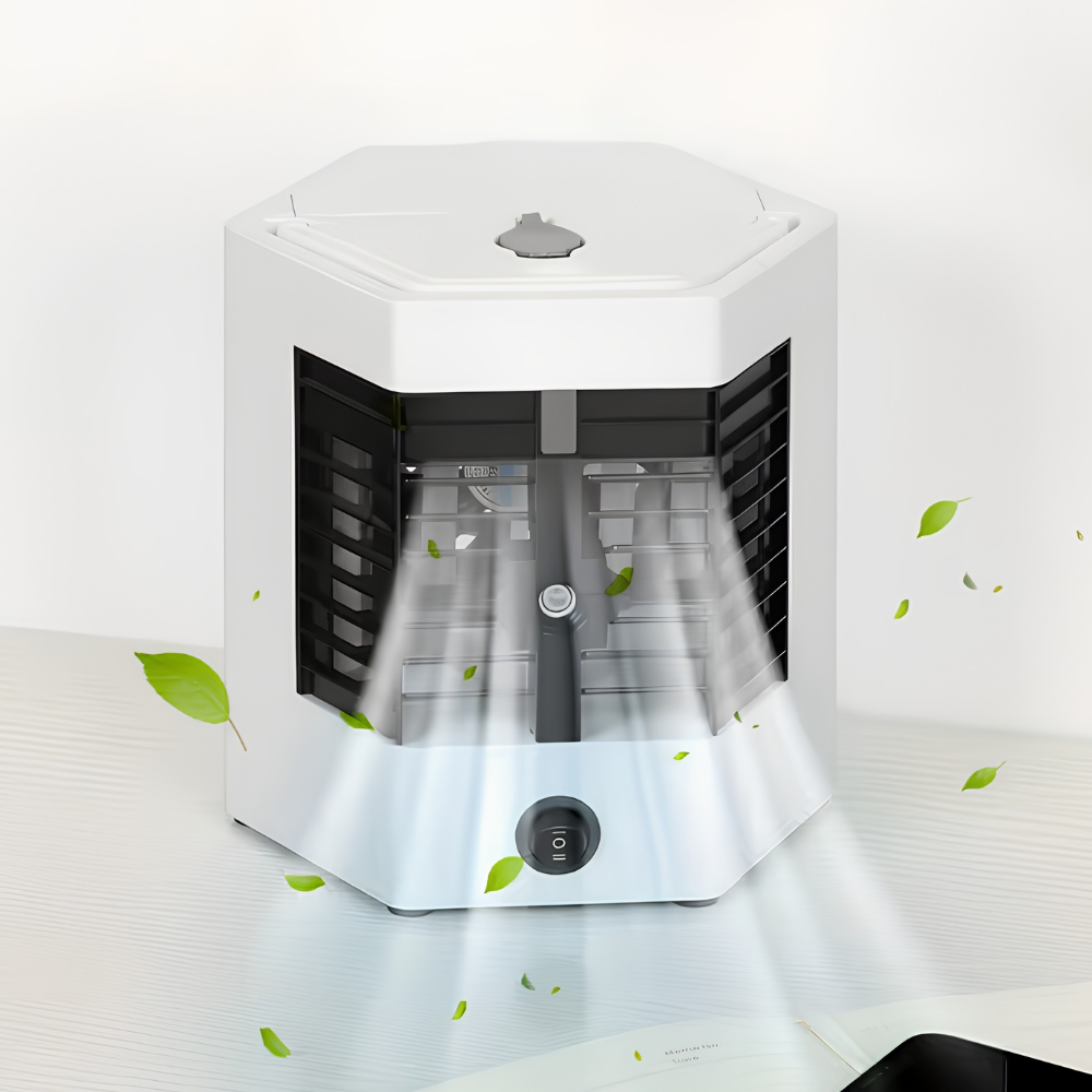 Portable Air Conditioner Mini Ice Air Cooler USB Desk Fan
