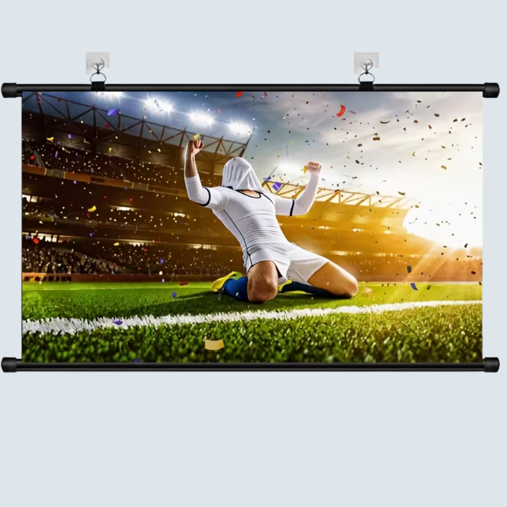 Projektorleinwand Weltmeisterschaft 120 Zoll HD Wandmontage Heimkino
