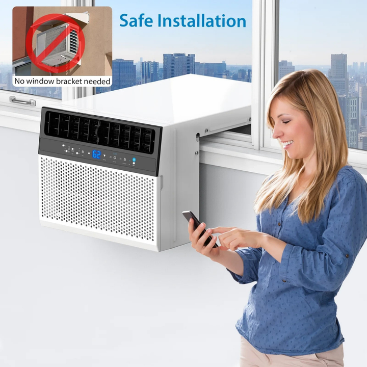 Tragbare Klimaanlage 6000 BTU Fenstergerät Intelligente Kühlung