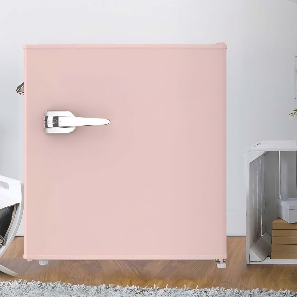 Mini frigorifero frigorifero per bevande con porta in vetro compatto