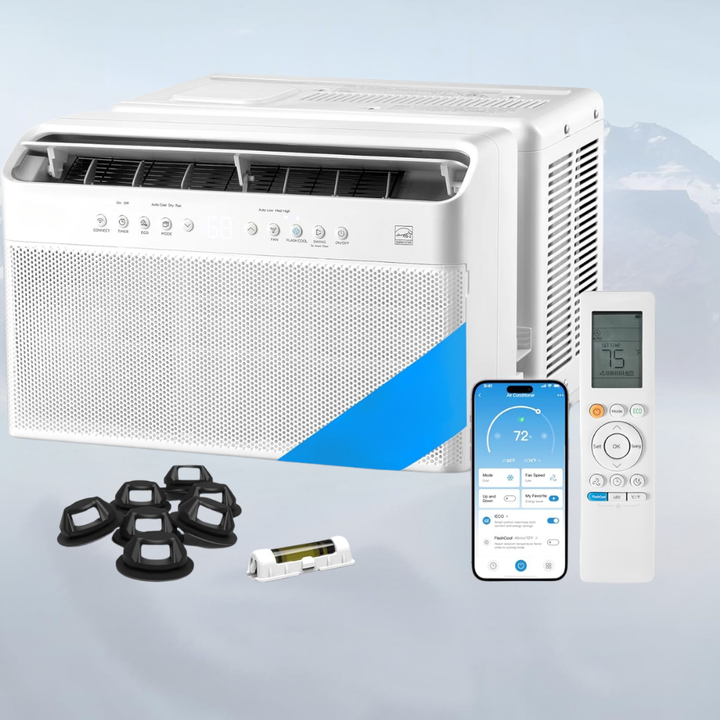 Unità di condizionamento finestra con inverter intelligente, sistema di raffreddamento silenzioso e a risparmio energetico