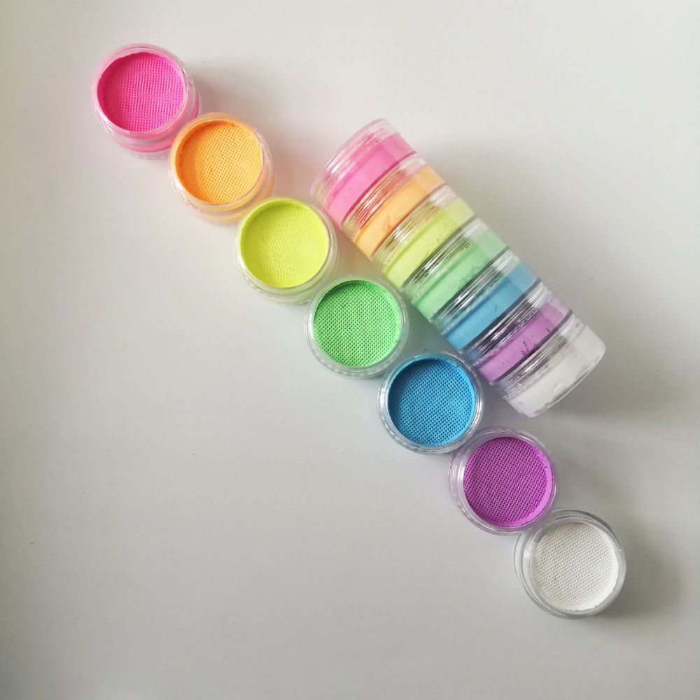 Body Paint Face Paint Set Rainbow Colors Washable Makeup World Cup