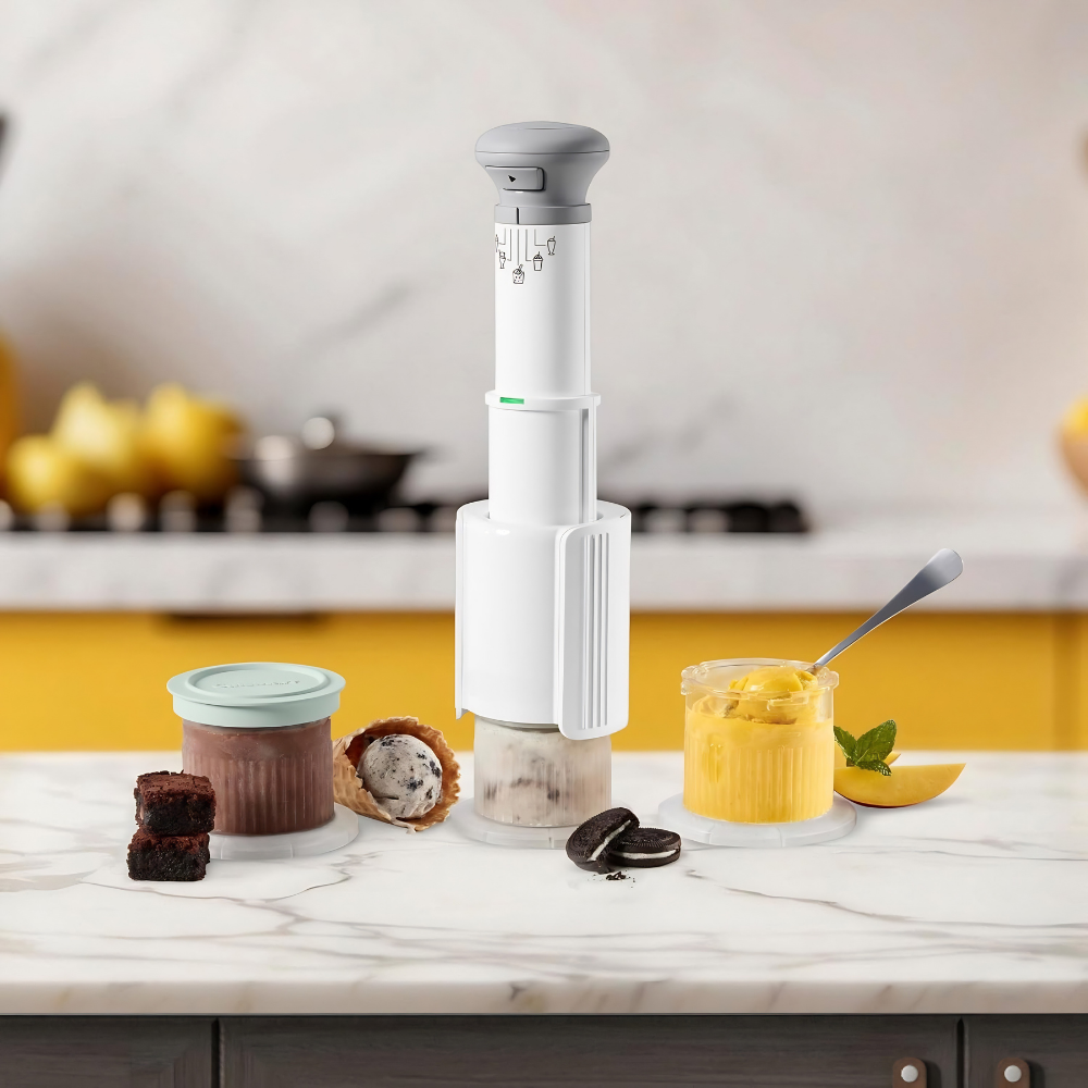 Ice Cream Maker Portable Frozen Dessert Cooling Blender