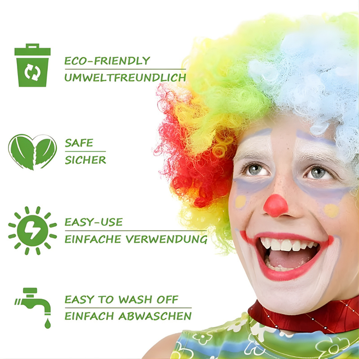 Face Paint Kit Body Paint World Cup Washable Non Toxic Palette