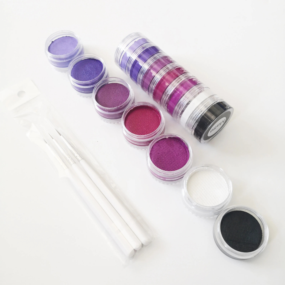 Body Paint Face Paint Set Rainbow Colors Washable Makeup World Cup
