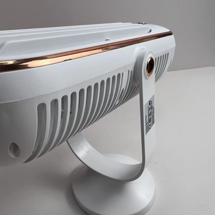 Věžový ventilátor s chlazením, dobíjecí baterií a odpařovacím chladičem