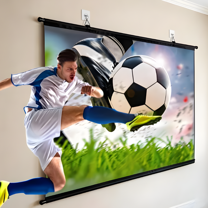 Projektorleinwand Weltmeisterschaft 120 Zoll HD Wandmontage Heimkino
