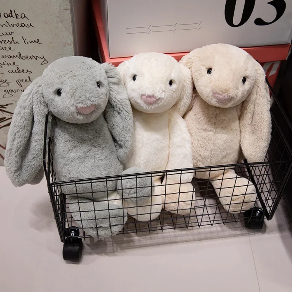 Plüschspielzeug Bunnycat Weiches Langohr-Kaninchen Puppe Schlafbegleiter