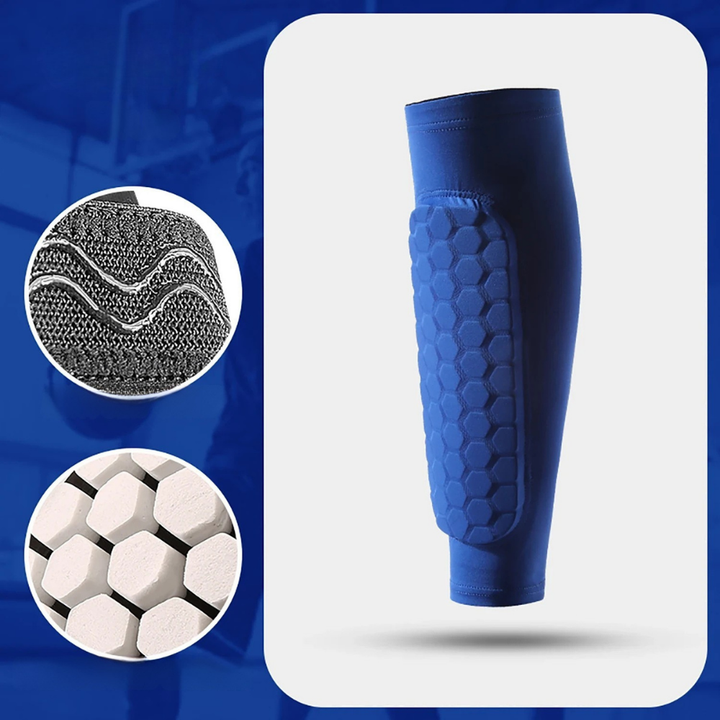 World Cup Honeycomb Padded Football Shin Guard Soccer Socks