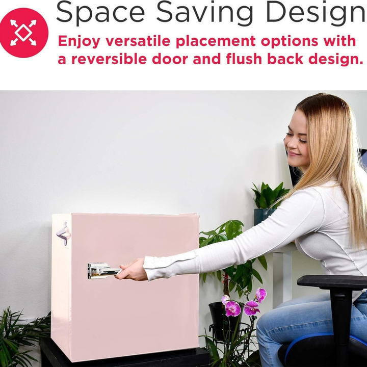Mini frigorifero frigorifero per bevande con porta in vetro compatto