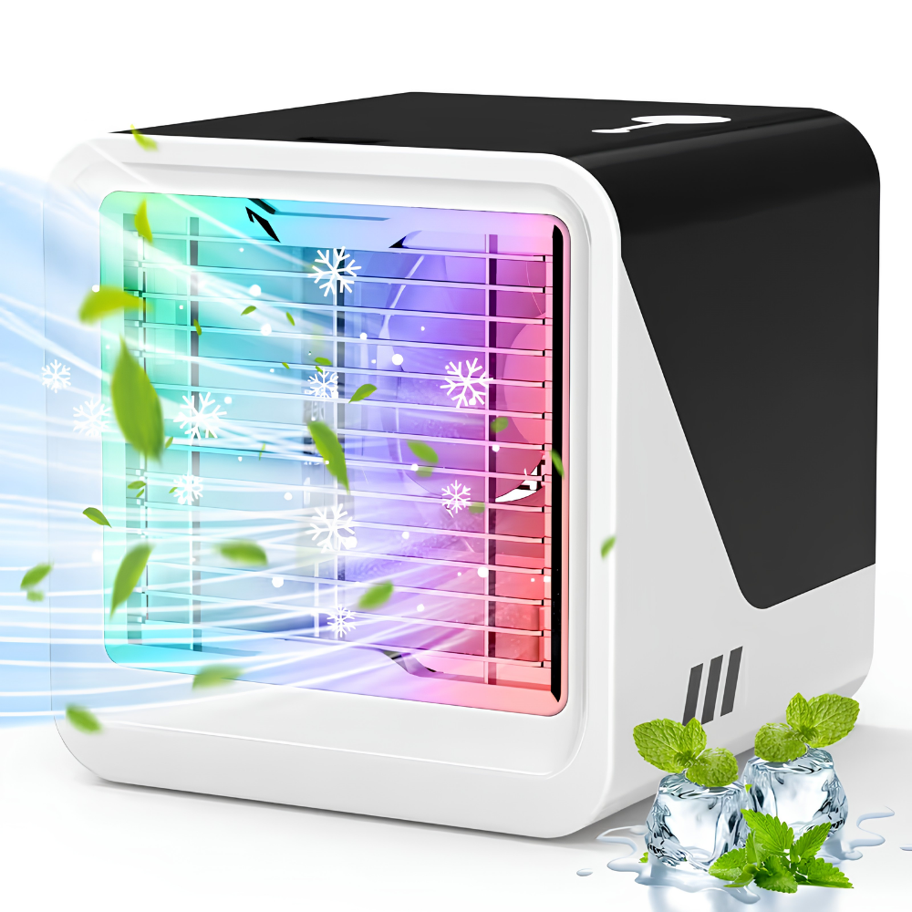Přenosná klimatizace Mini chladicí ventilátor USB tichý